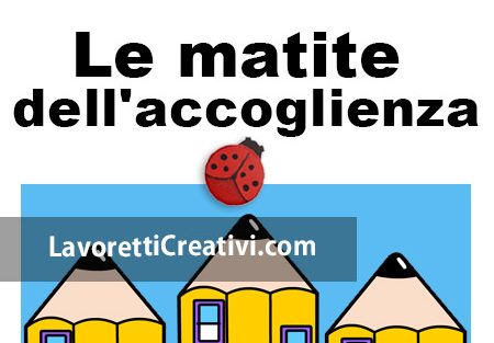 Le matite dell’accoglienza da stampare