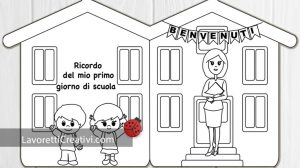 primo giorno scuola biglietto
