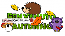 benvenuto autunno cartello
