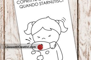 cartello covid starnuto