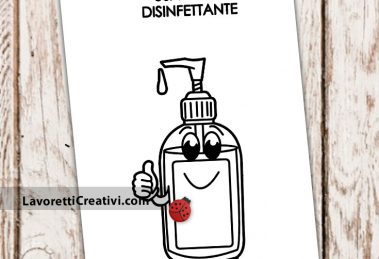 cartello gel disinfettante