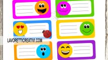 etichette nomi emoticon