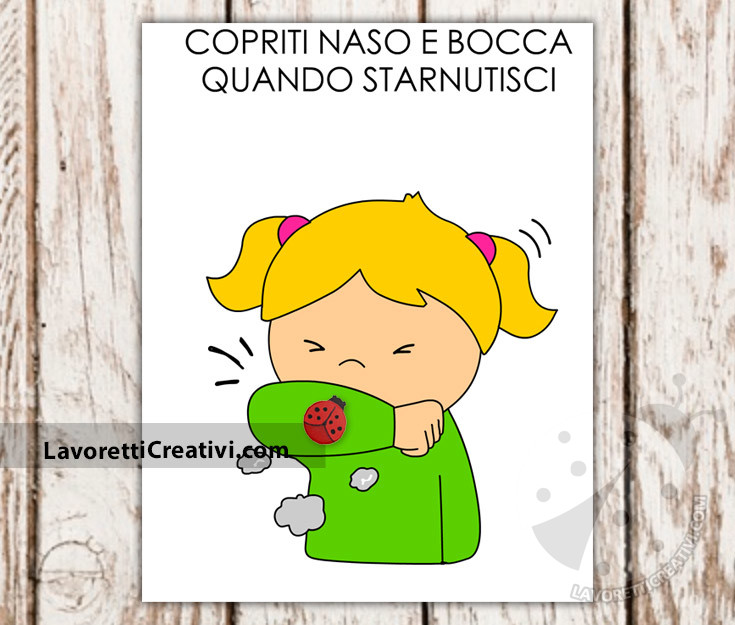 regola covid starnuto