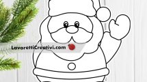 babbo natale cartamodello