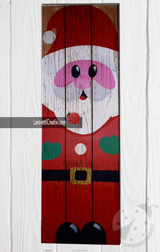 babbo natale pallet