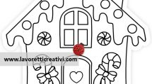 disegno casetta pan zenzero