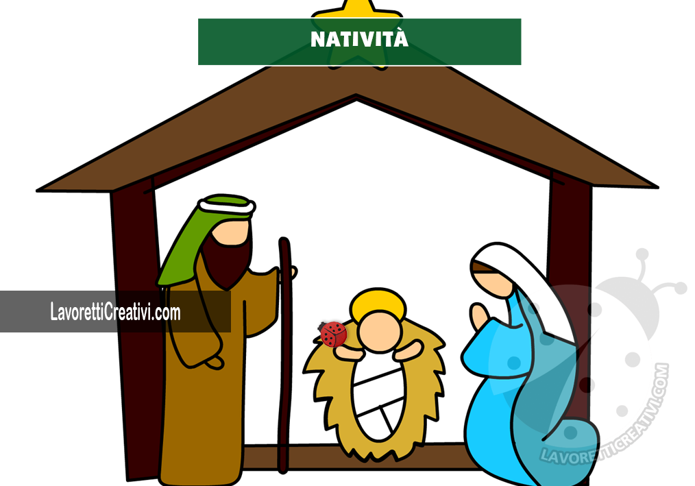 Natività di Gesù a colori