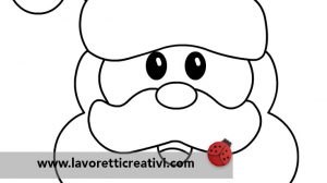 babbo natale disegno