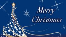 cartolina merry christmas