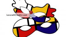 Maschere carnevale Mondrian