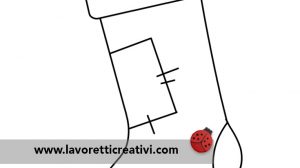 calza befana disegno