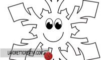 disegno fiocco neve