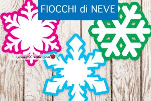 fiocchi neve colorati