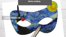 maschera carnevale notte stellata