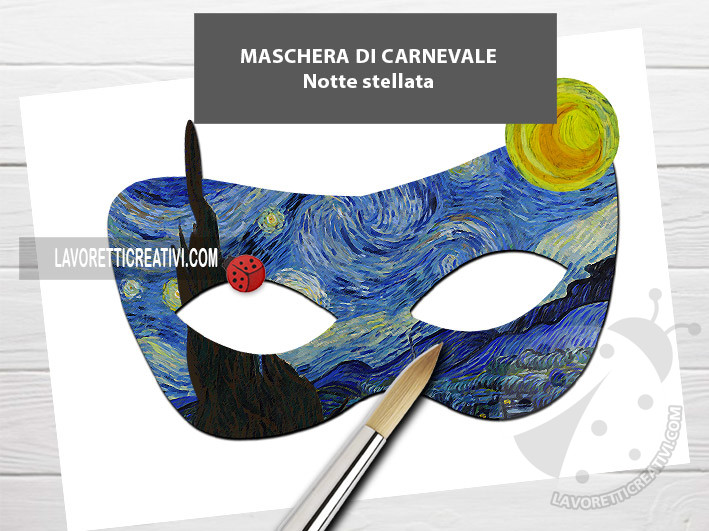 maschera carnevale Van Gogh