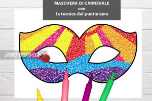 maschera carnevale puntinismo1