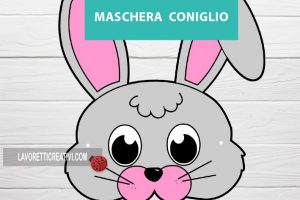 maschera coniglio pasqua