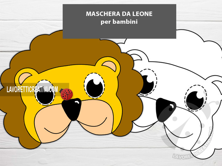 maschera leone