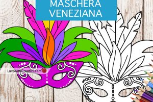 maschera veneziana piume