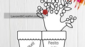 biglietto mano mimosa