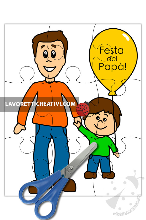 Puzzle padre e figlio