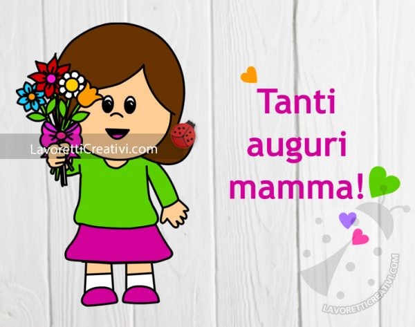 immagine di auguri per la mamma