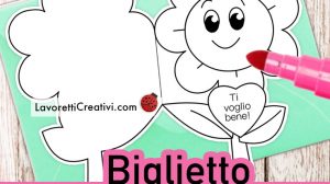 biglietto festa mamma fiore