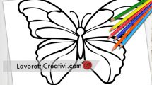 disegno farfalla