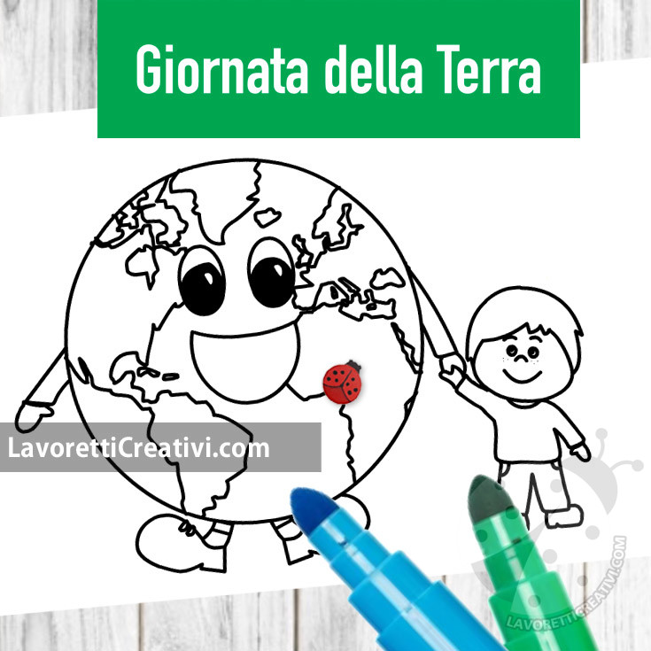 Disegno sulla Giornata della Terra per bambini