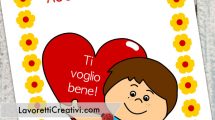 biglietto mamma bambino