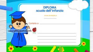 diploma infanzia bambino