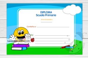 diploma scuola primaria smile