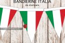 Bandierine Italia triangolari da stampare