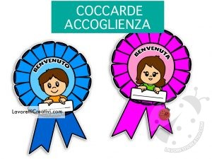 Coccarde di benvenuto