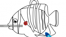 pesce tropicale disegno