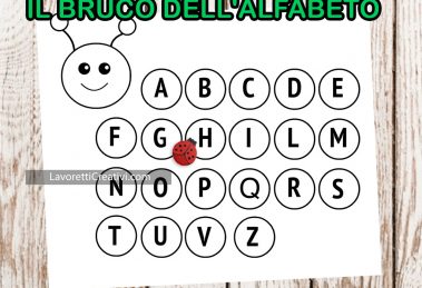 cartello bruco alfabeto