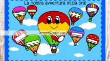 cartellone scuola mongolfiere