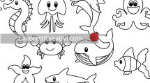 disegno animali mare
