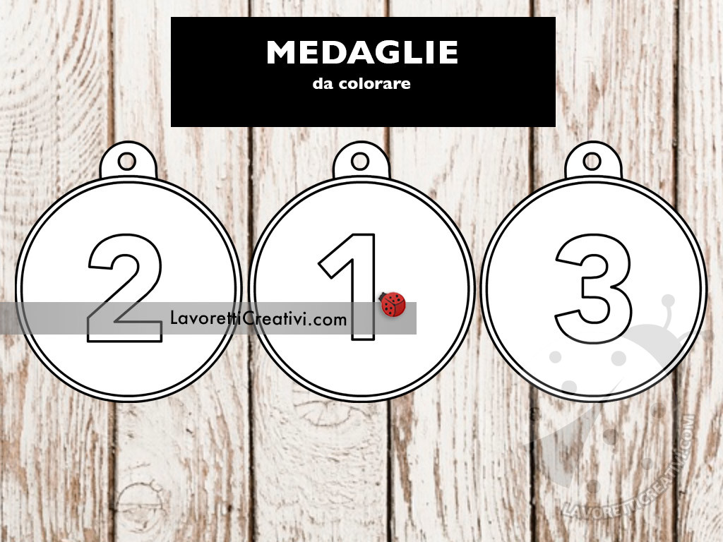 3 medaglie