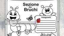 cartello sezione bruchi