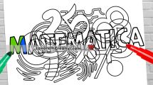 copertina matematica disegno