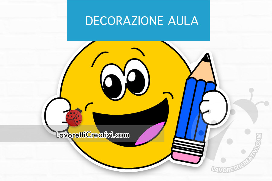 decorazione aula emoji