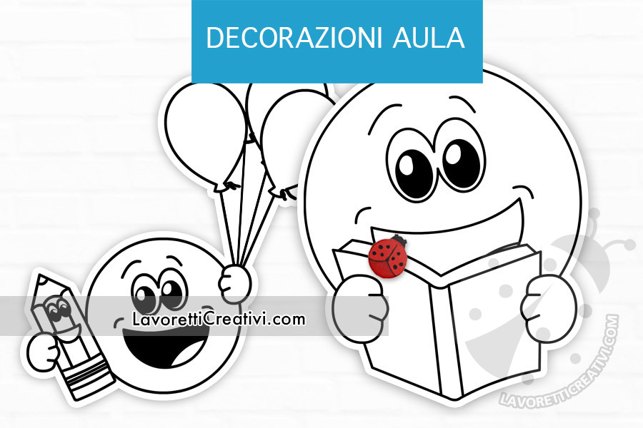 decorazioni aula emoticon1