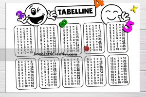 tabelline da colorare