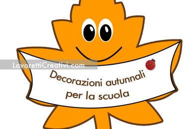 decorazioni autunnali scuola