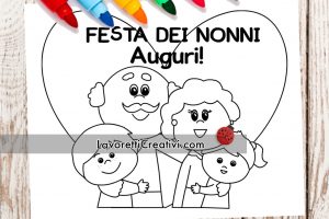 festa nonni disegno