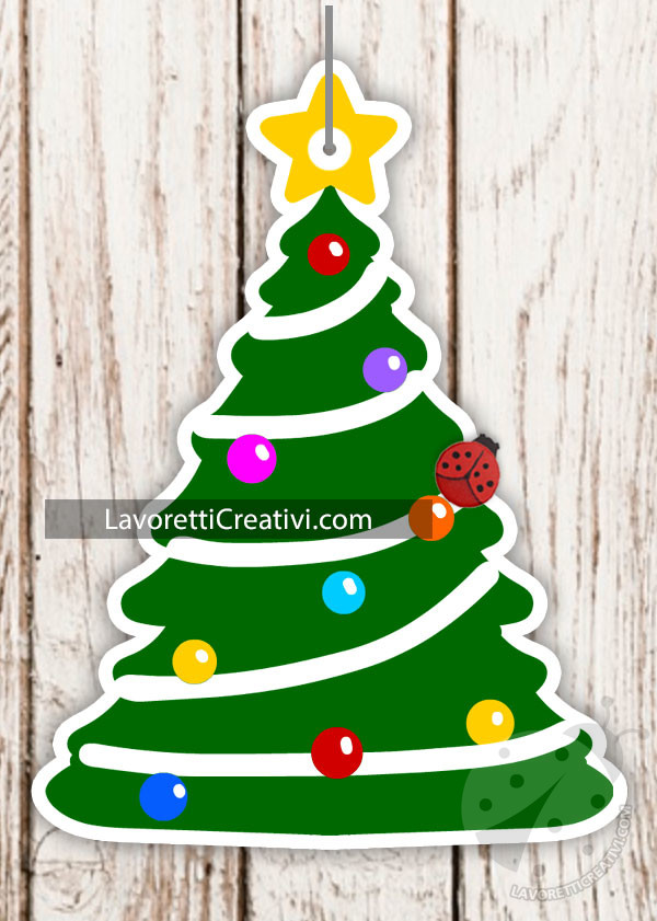 Addobbi natalizi: albero di Natale di carta