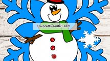 decorazione puazzo neve