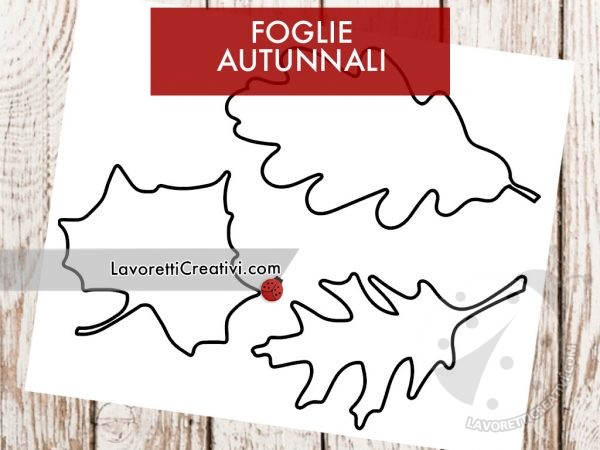 sagome foglie autunnali