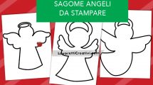 sagome angeli lavoretti